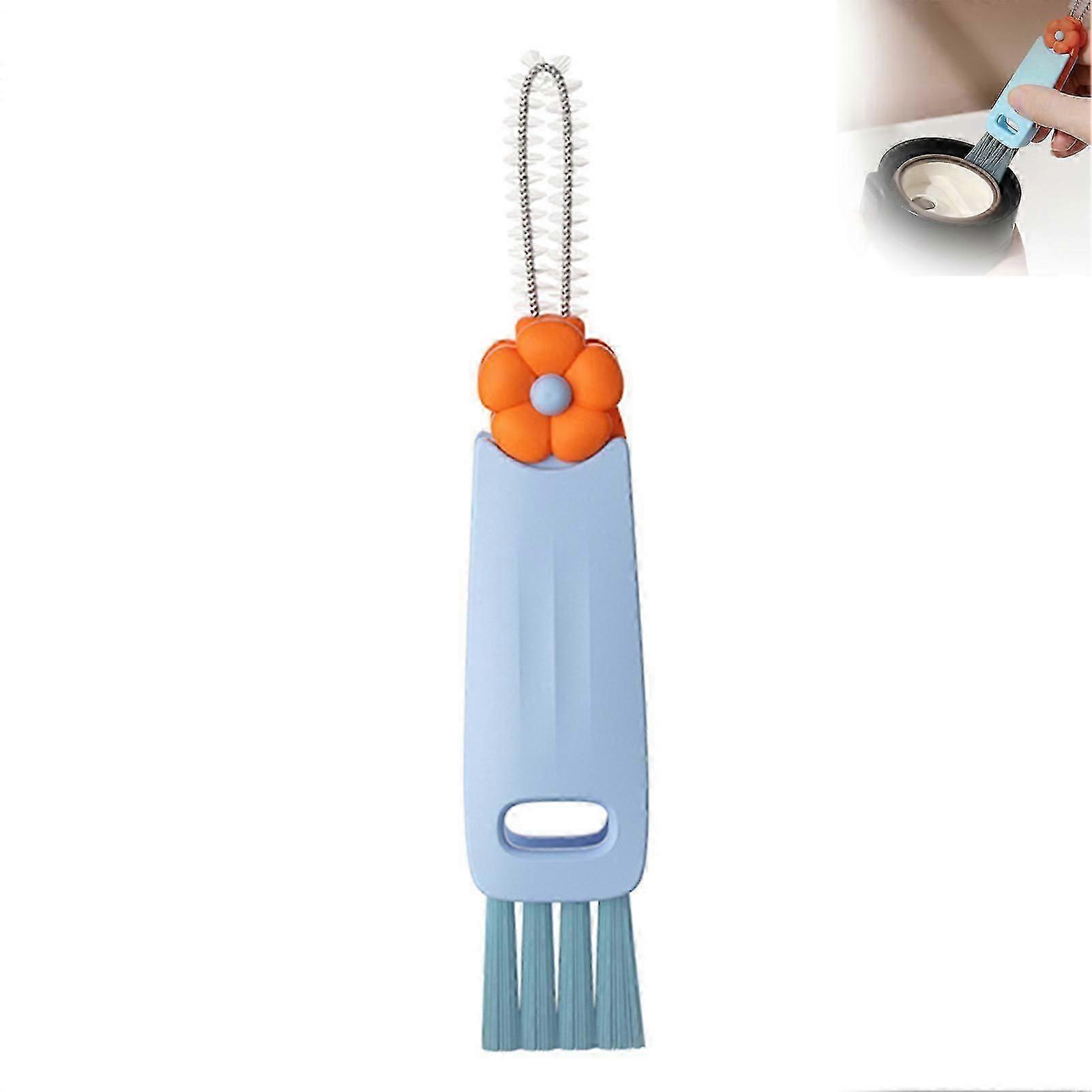 Multifunctional Cup Cleaning Brush Easy to Clean Versatile 3 in 1 Design Brush Suitable for Various Cups and Bottles