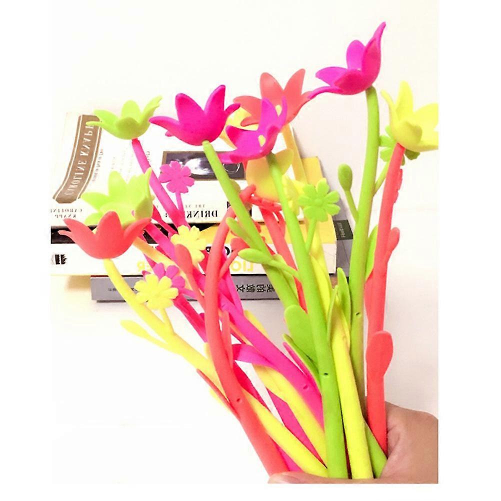 Pens Flower Gel Pen Bundle for Study with 12-Count Assorted Colors