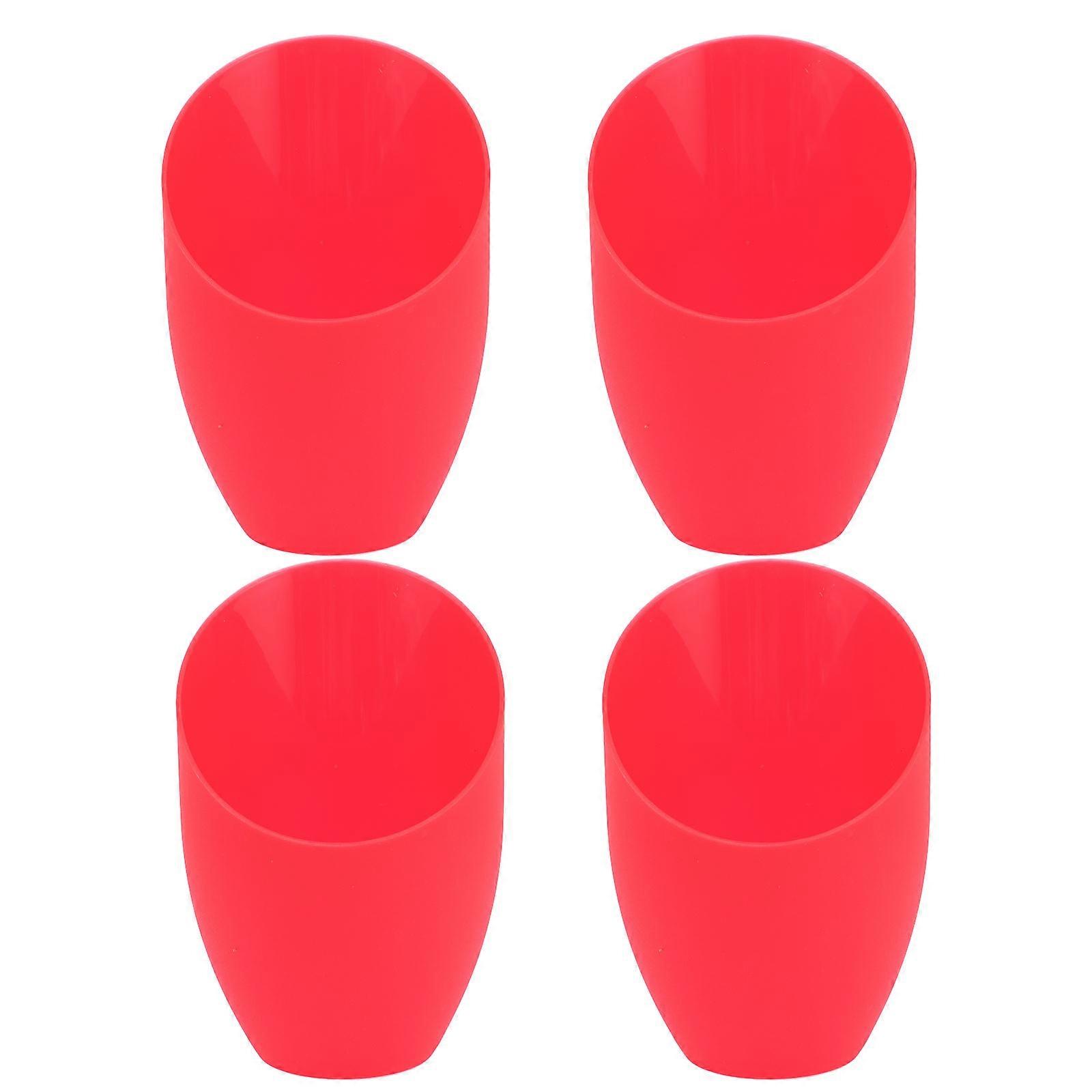 Replacement Lamp Shade Plastic Lamp Cover for Decor 20Pcs Red