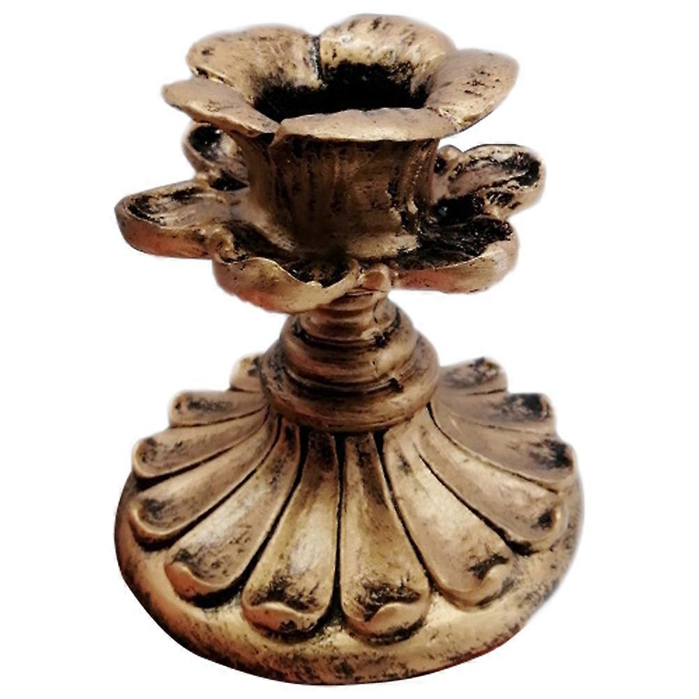 Retro Candle Holder for Home Use with 3Pcs Candles