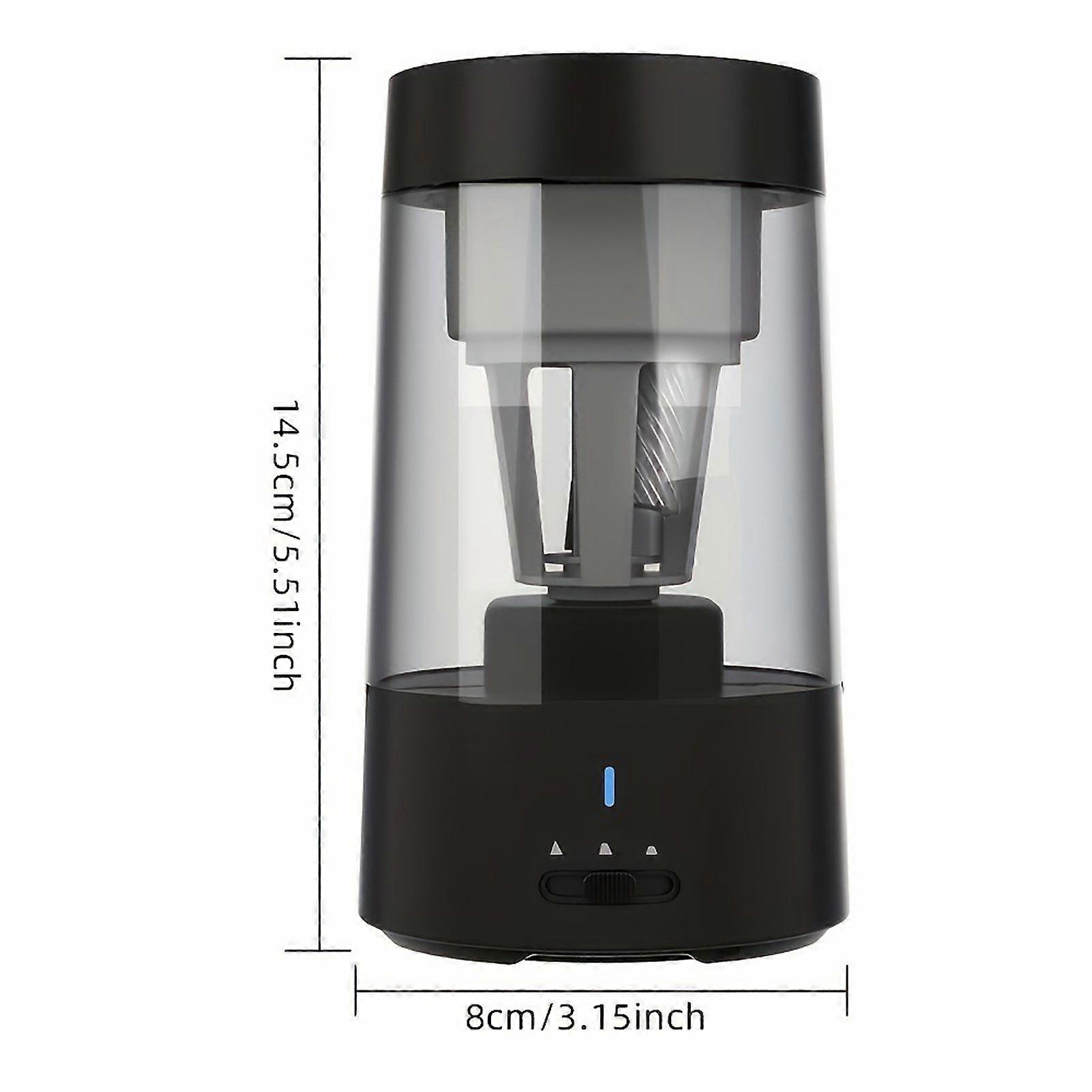 Automatic Electric Pencil Sharpener Portable Battery Powered for 6-8mm Pencil Support Hexagonal/ Triangular/ Round pencils   Fast Sharpen for Students