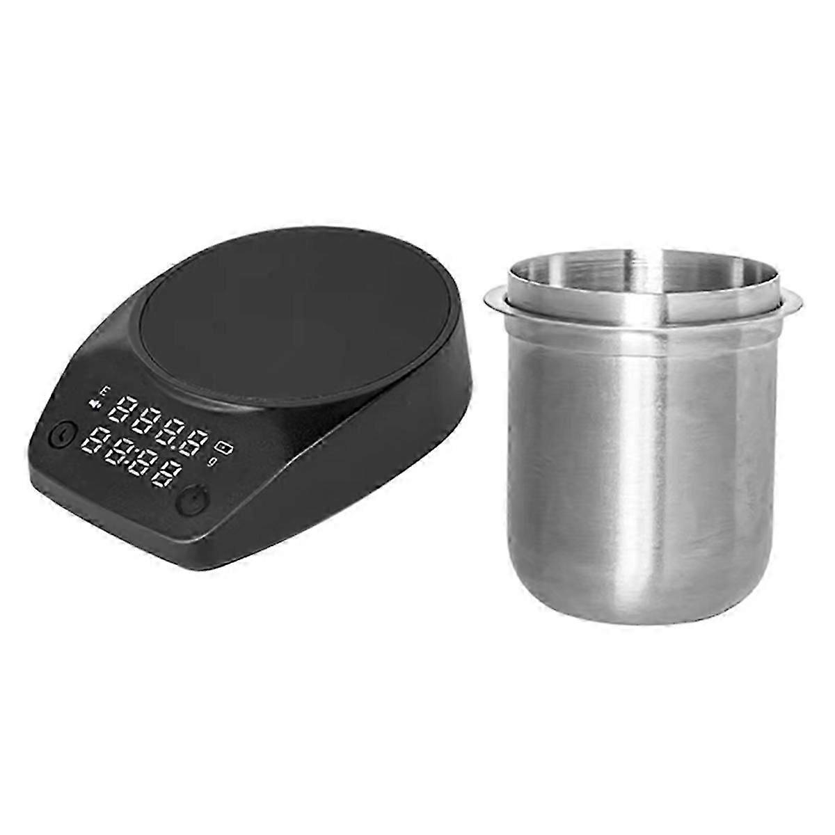 Compact Digital Coffee Scale with Timer,High Precision Weighing & Timing for Perfect Brew,Essential