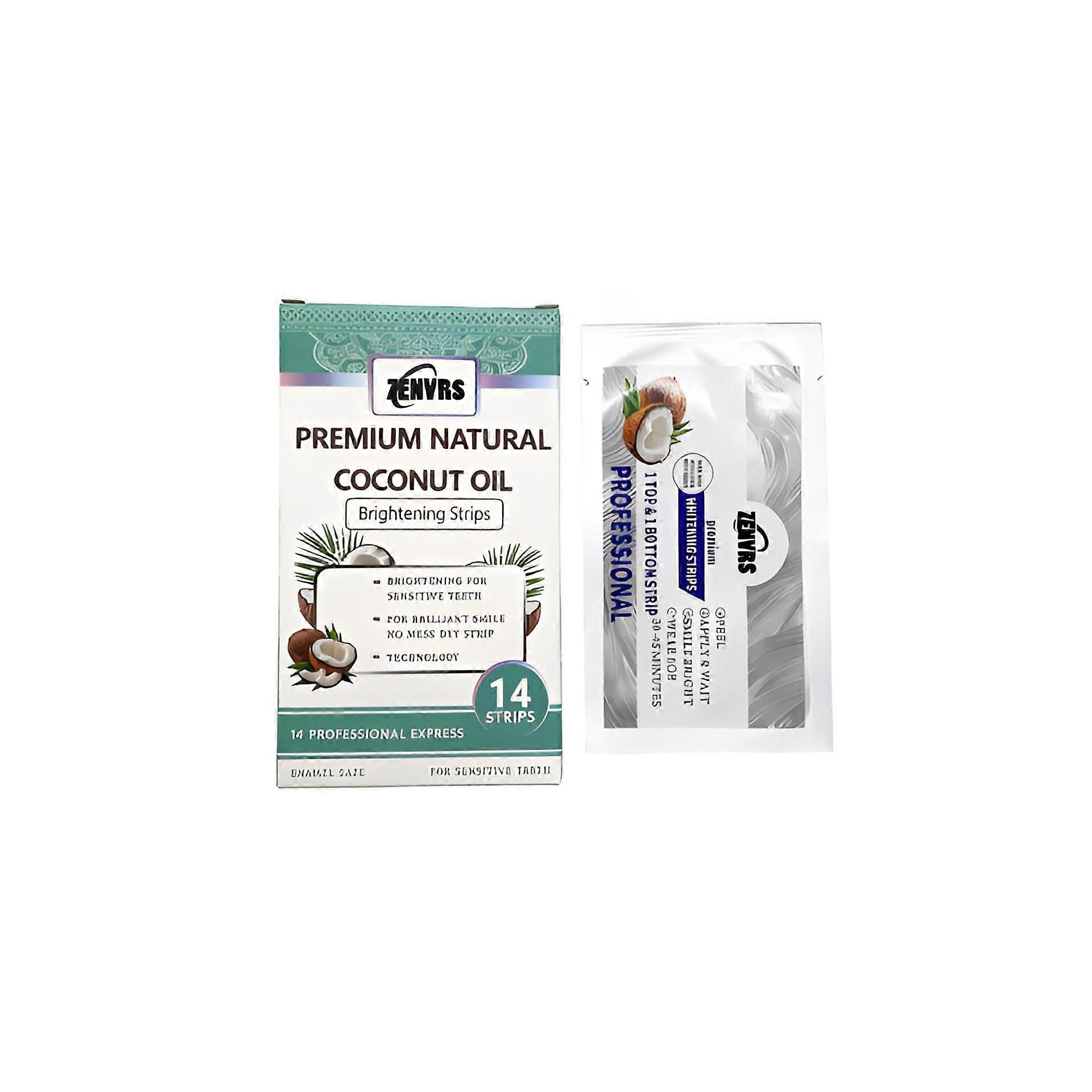 Teeth Whitening Strips, 14Pcs Teeth Whitener Strips, Non-Slip Dry Strip Technology, Efficient Removes Coffee, Wine & Smoking Stains for a Brighter Smi
