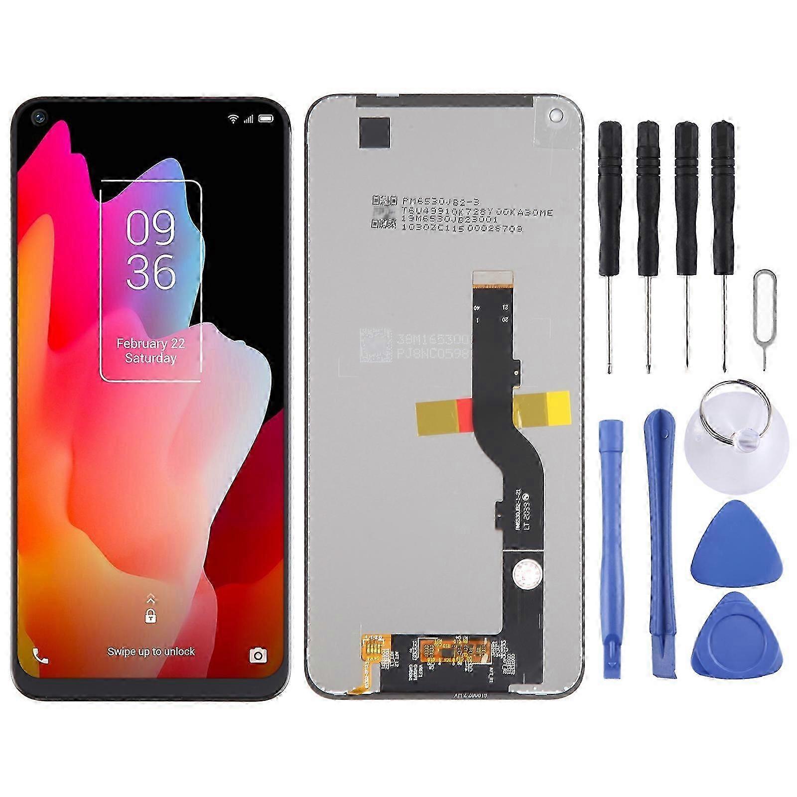 TFT LCD Screen for TCL 10L / TCL 10 Lite / TCL Plex / T780H / T770H Digitizer Full Assembly