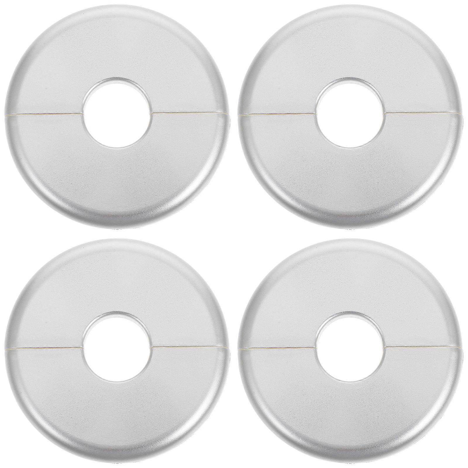 Pool Ladder Cover Silver ABS for Hole Shielding Plate Replacement 12Pcs