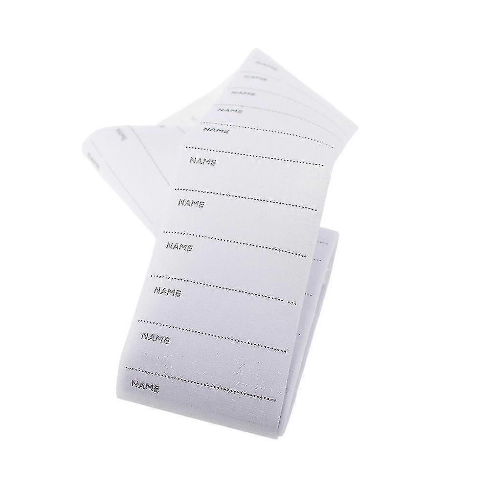 200 Pcs White Name Tags For Clothes, Writable Iron On Name Labels For Clothes Sew
