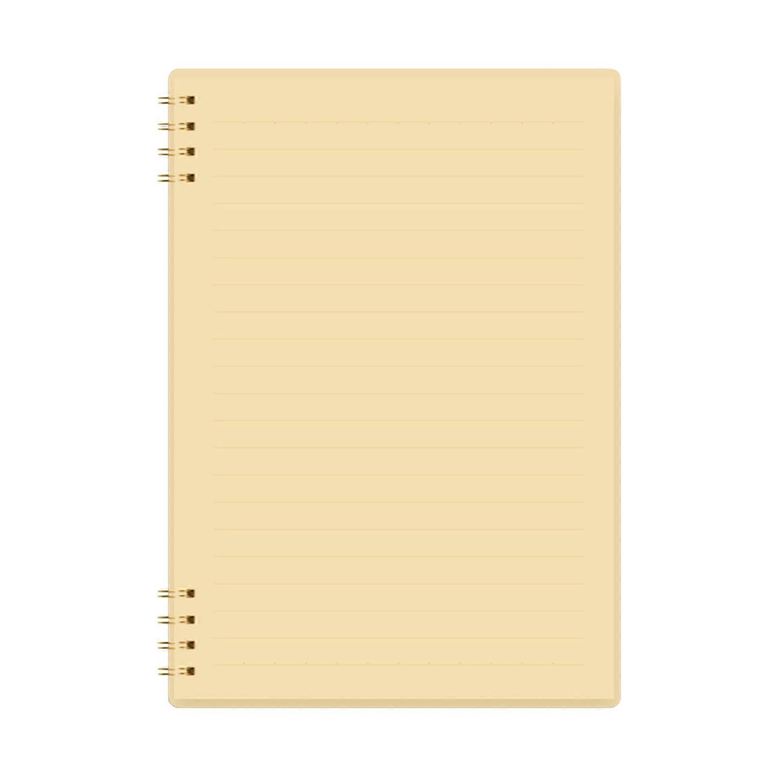 FFENYAN Notebook Journal Coil Book A5 Horizontal Notebook 8 hole Hand Thickened Office Learning Notebook Cute Notebooks for School Supplies Office