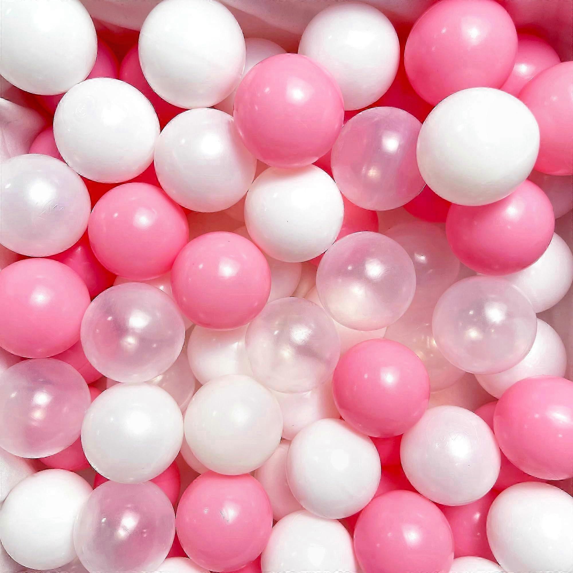 1000-Pack Vibrant Pink Play Balls for Kids - 2.2' Diameter Pit Accessories for Soft Playroom Fun