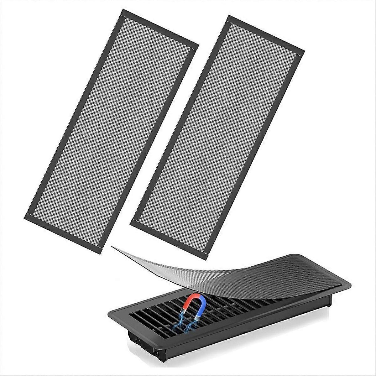Floor Vent Covers, Magnetic Vent Covers Mesh Screen Air Vent Filter,A