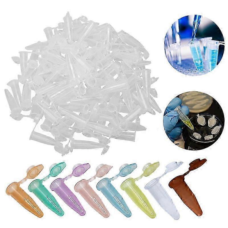 300pcs~50pcs mixed color Plastic Centrifugal Test Tube Sample 15ml Vial With Snap Cap For Samples Use For Lab Equipment