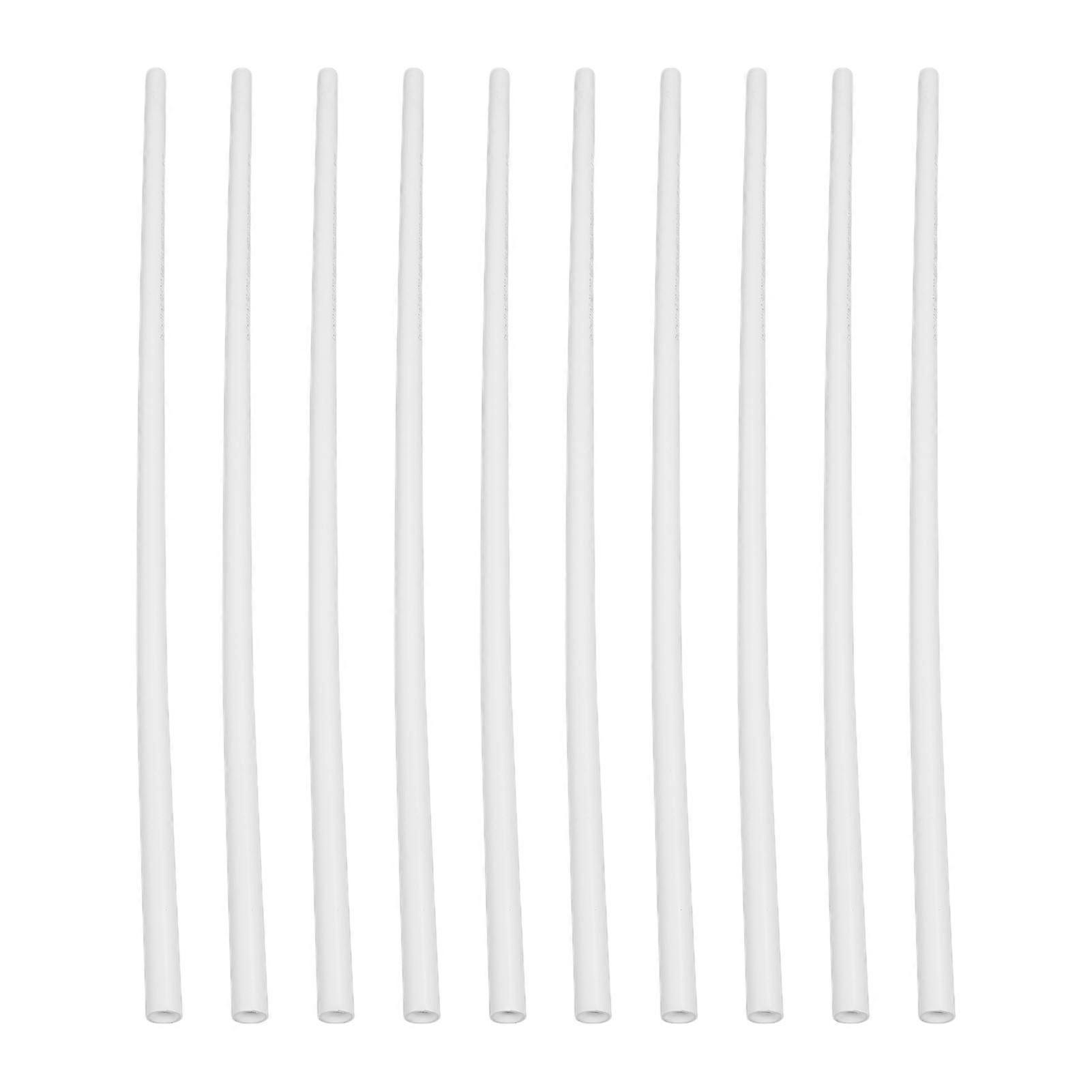 10 قطع الأنابيب البلاستيكية 1 متر طول الأبيض النقي الأشعة فوق البنفسجية الأثاث الصف الأنابيب البلاستيكية لمشاريع DIY المنزل حديقة الدفيئة OD 25 مم / 0.98 بوصة 