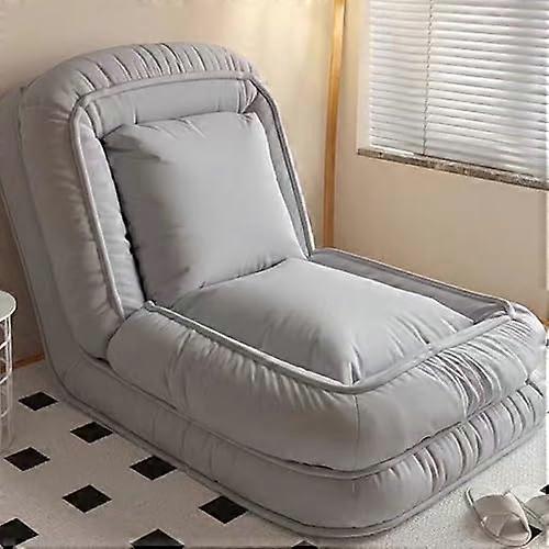 Foldable Lazy Sofa Bed Adjustable Recliner Chair With Back Support For Living Room And Bedroom For Gaming And Reading