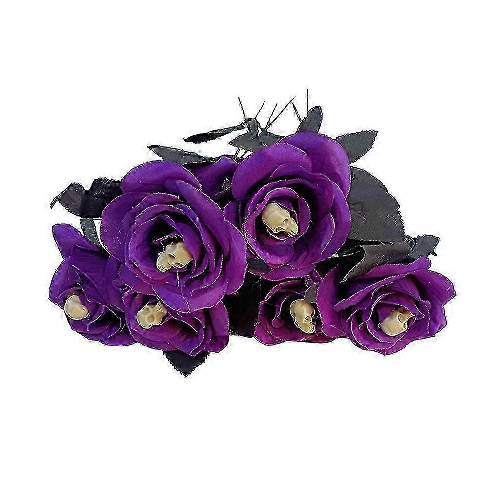 Artificial Flower -Rose and Skull Design miao4