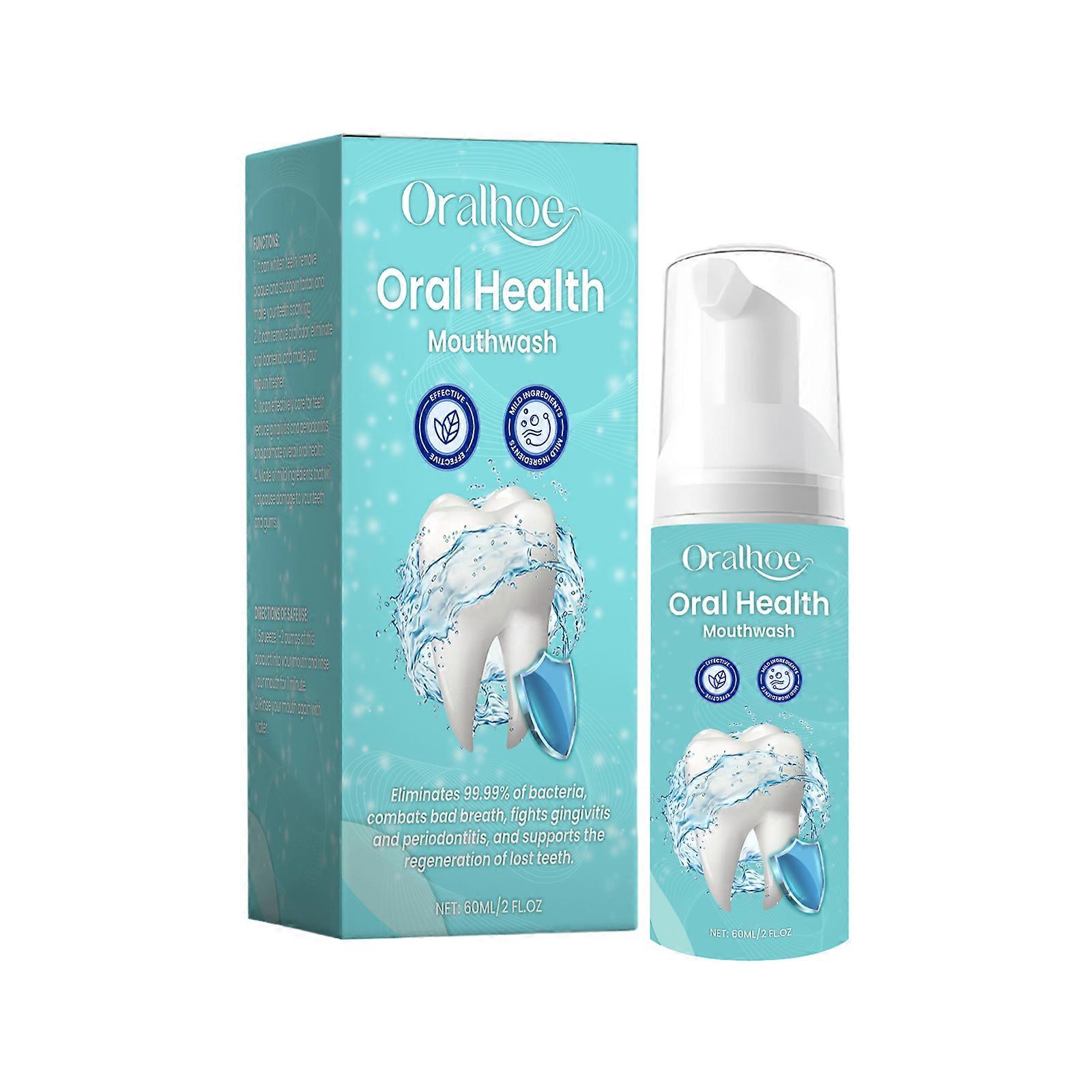 Teeth Cleaning Mousse Contains Chamomile Extract, Mint Extract And Propolis