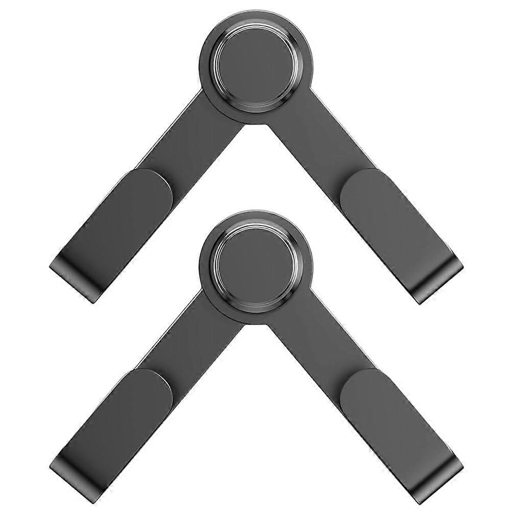 Wall Mounted Pot Lid Holder 2Piece Set Suction Cup Pot Lid Rack Rotating Grey Kitchen Storage