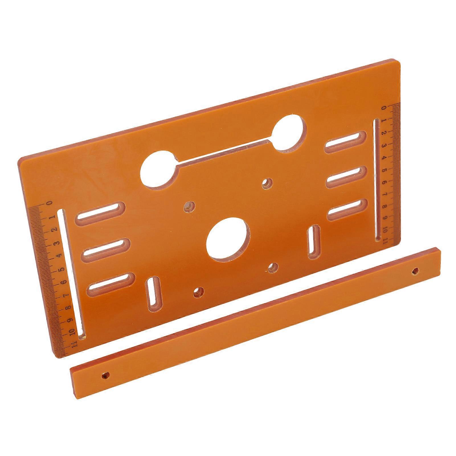 Cutting Machine Base Plate 28x15cm Cuttable 10cm 4 Inch Circular Saw Guide Bottom Plate for Woodworking
