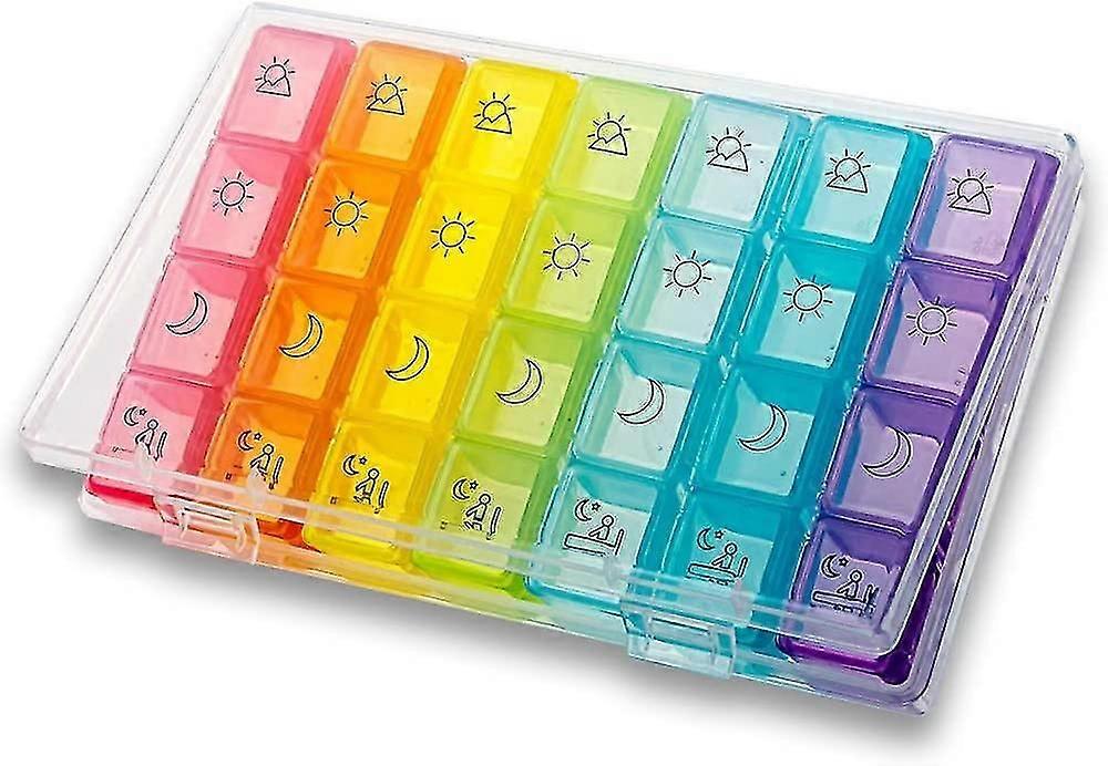 منظم حبوب منع الحمل الأسبوعي - منظم حبوب منع الحمل الأسبوعي - 7 منظم حبوب منع الحمل اليومي - 28 منظم حبوب منع الحمل الشهرية - صندوق الطب لمدة 7 أيام - منظم حبوب منع الحمل الأسبوعي الفرنسي