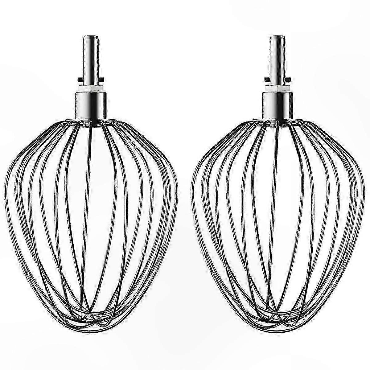 2x fouet en acier inoxydable, accessoire pour robots culinaires, fouet ballon adapté à tous les aliments Chef XL