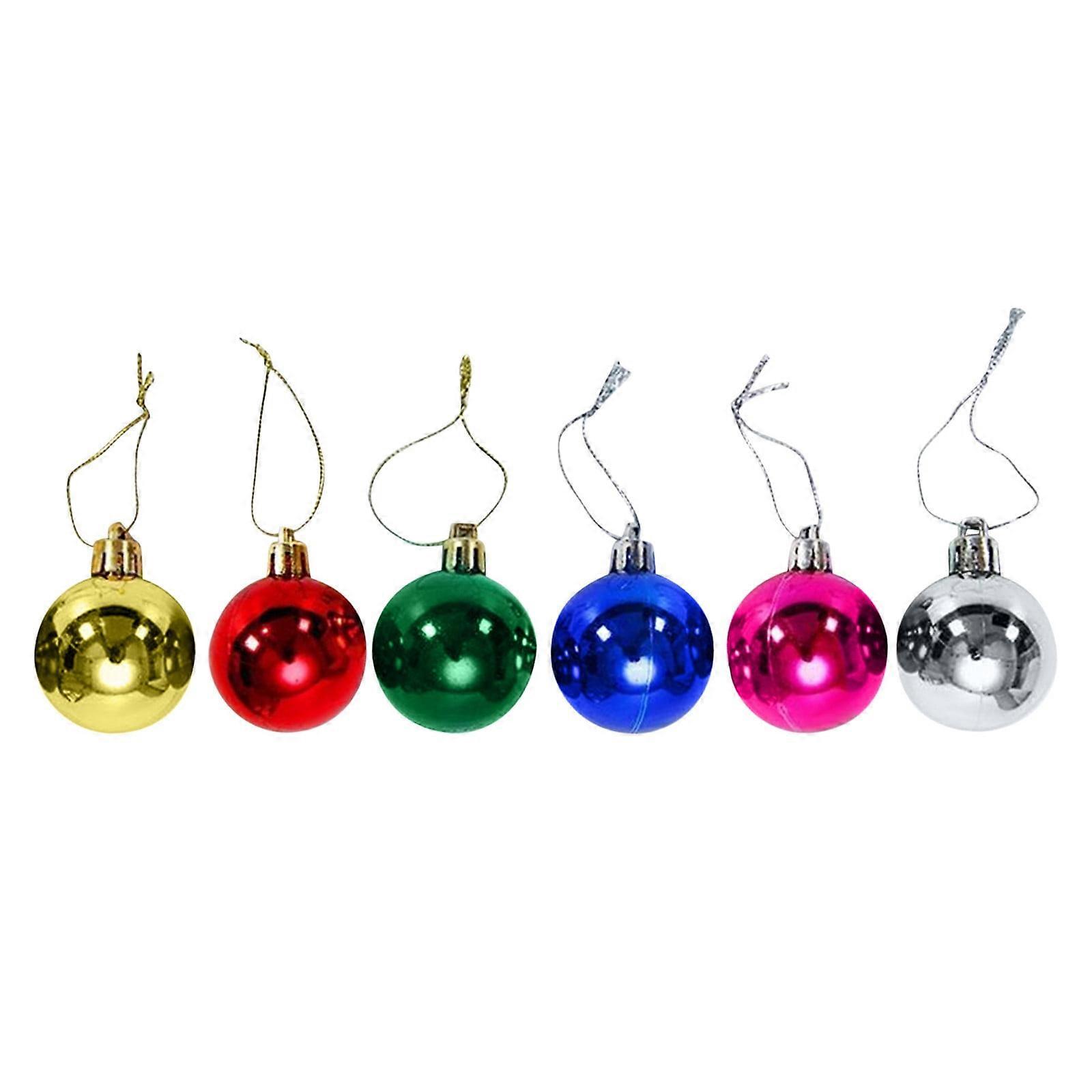 Cyber Monday Deals 2024: Viflosae 6-Color Shatterproof Christmas Tree Decorations, Compatible with Wedding & Party Decor, Various Sizes
