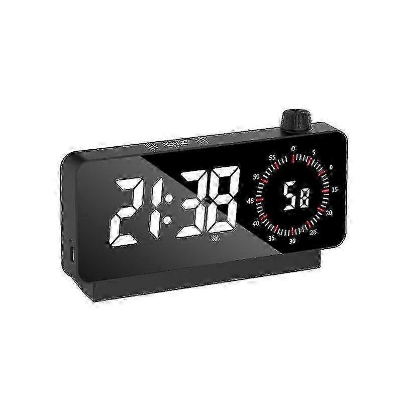 Multi-Functional LED Screen Mirror Charging Alarm Clock Reminder Visual Timer 2025