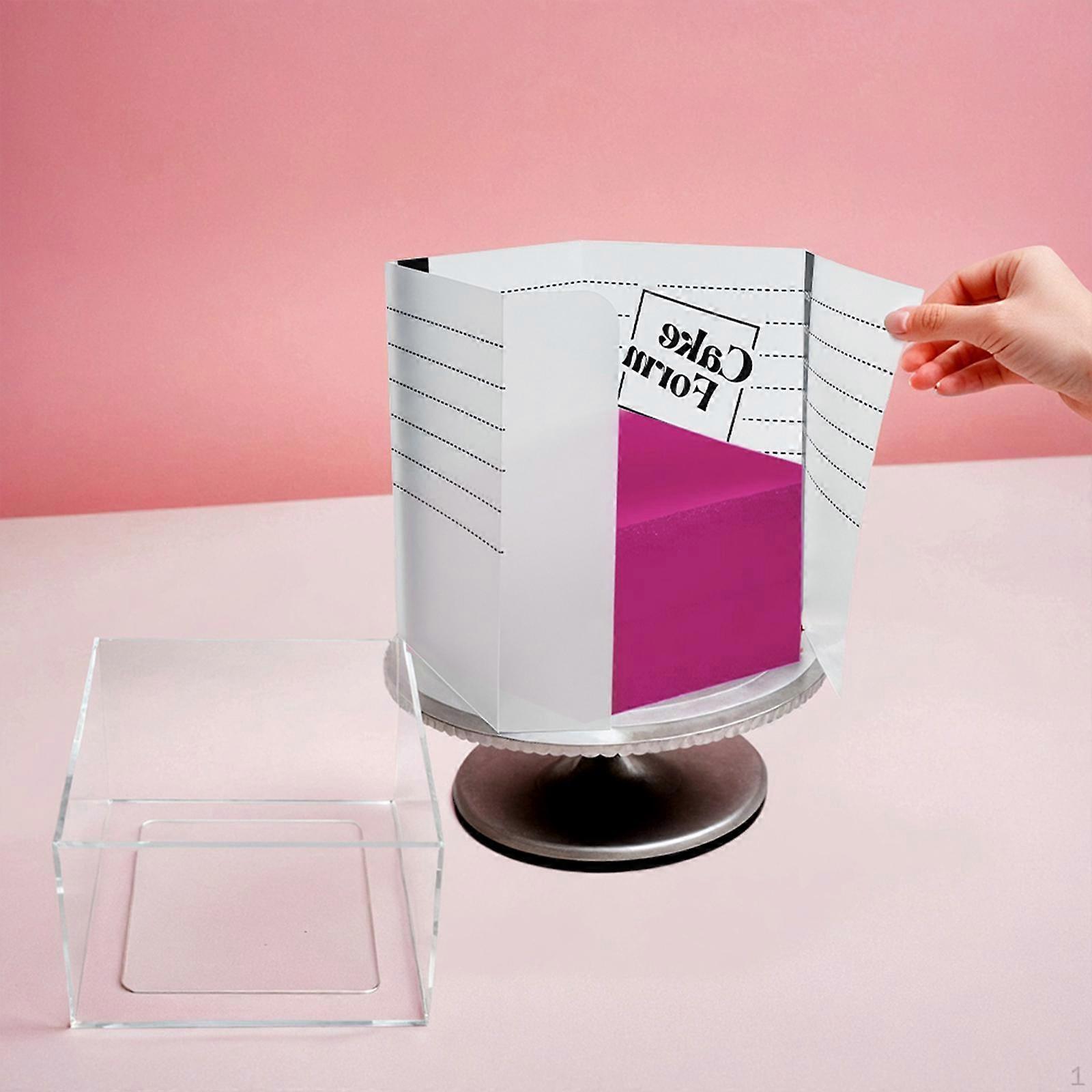 Square Cake Disc Practical Adjustable Baking Tool for Home Bakery Restaurant