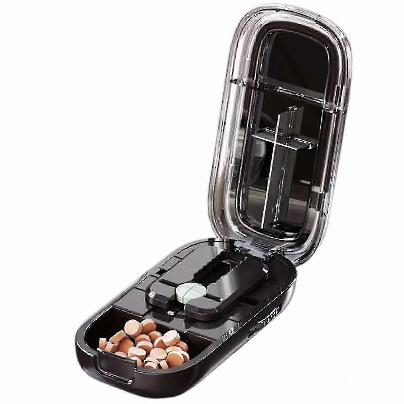 Precision Pill Cutter with Adjustable Alignment for All Ages