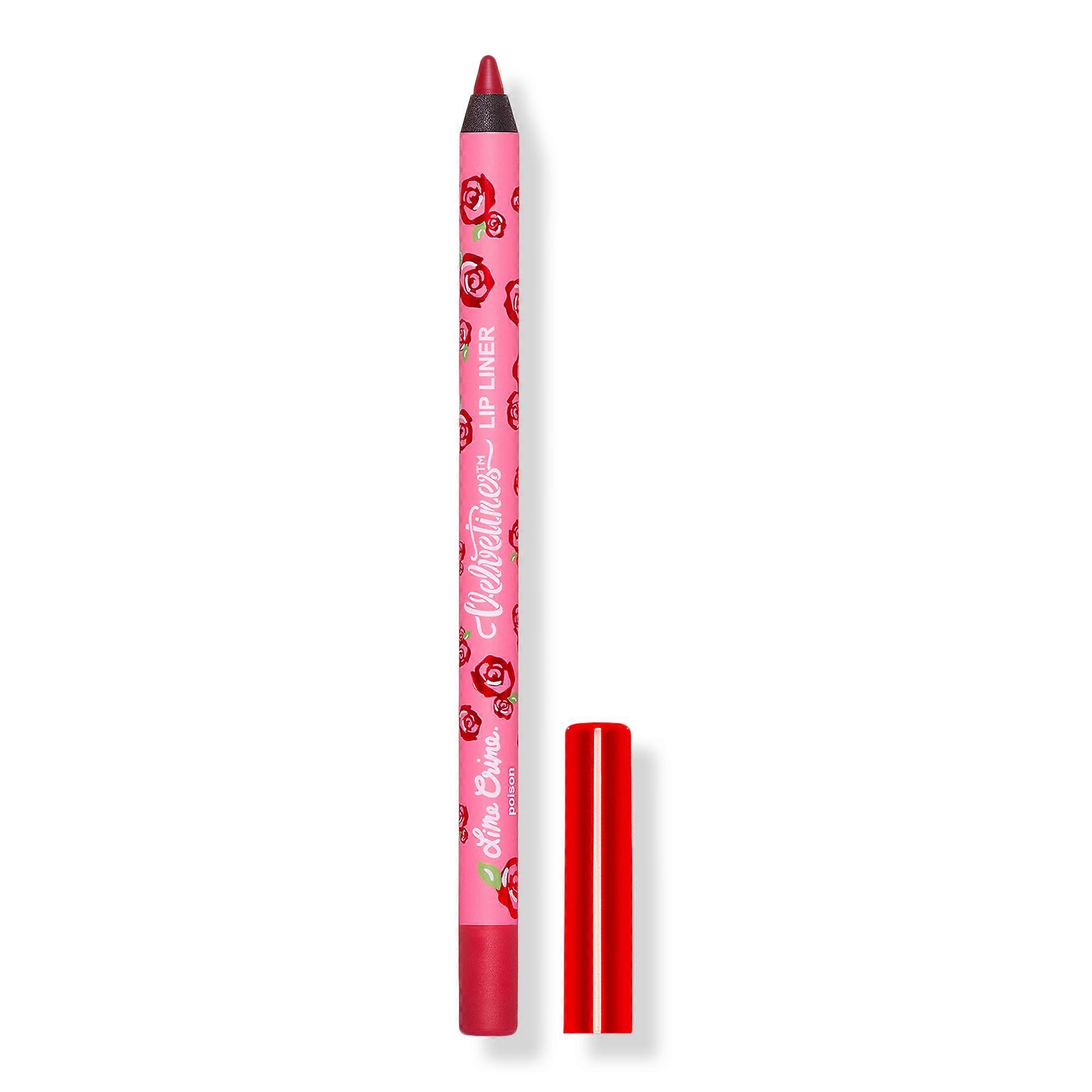 Lime Crime Velvetines Lip Liner, Poison, 0.42 Oz