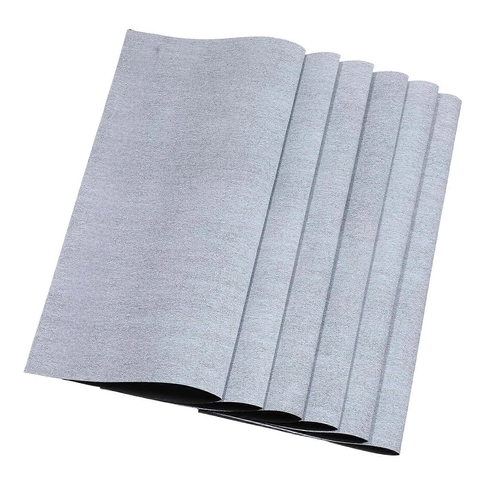 6Pcs Reusable Water Drawing Mat 17x13Inch Water Writing Cloth for Students Beginner Art Handwriting Skills Development Multicolor