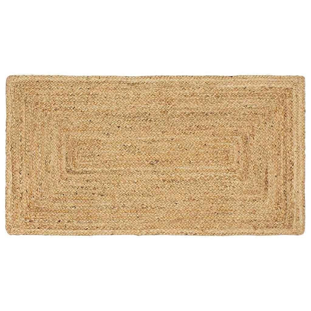 Bereichsteppich Beige 60 x 110 cm Jute