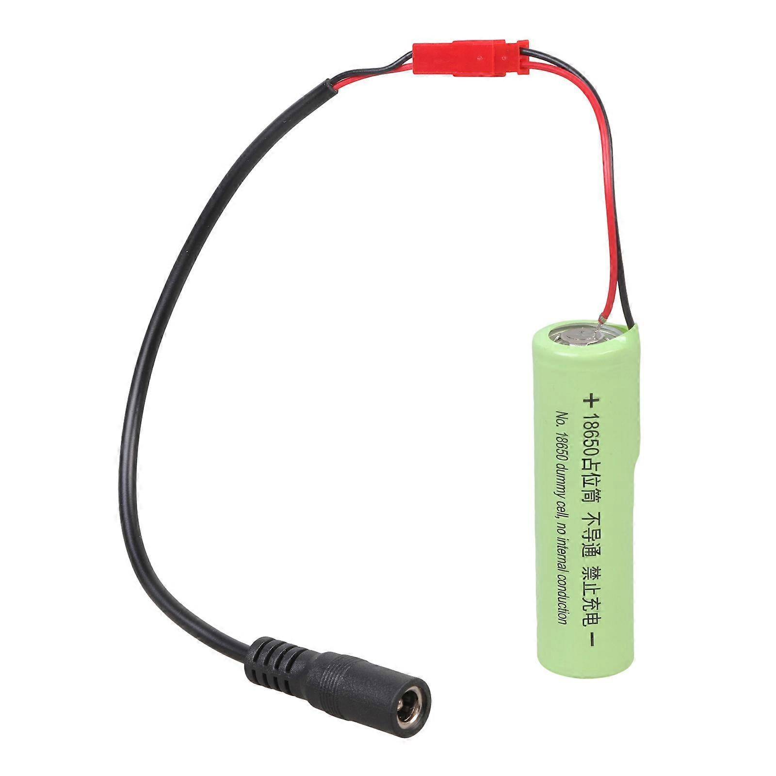 0V Not Conductive 18650 Battery Setups Shell Male JST Plug With DC5.5mm For DIY Projects And Small Electronics Multicolor