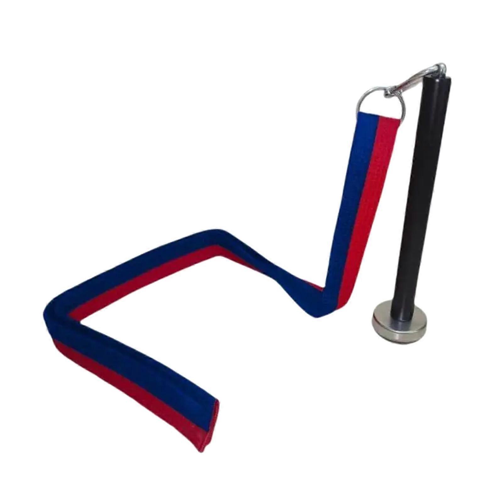 Arm Wrestling Training Strap Belt Arm Wrist Strap Hand Grip Cable Machine Attachment Heavy Duty Wrist Exerciser  Red and blue