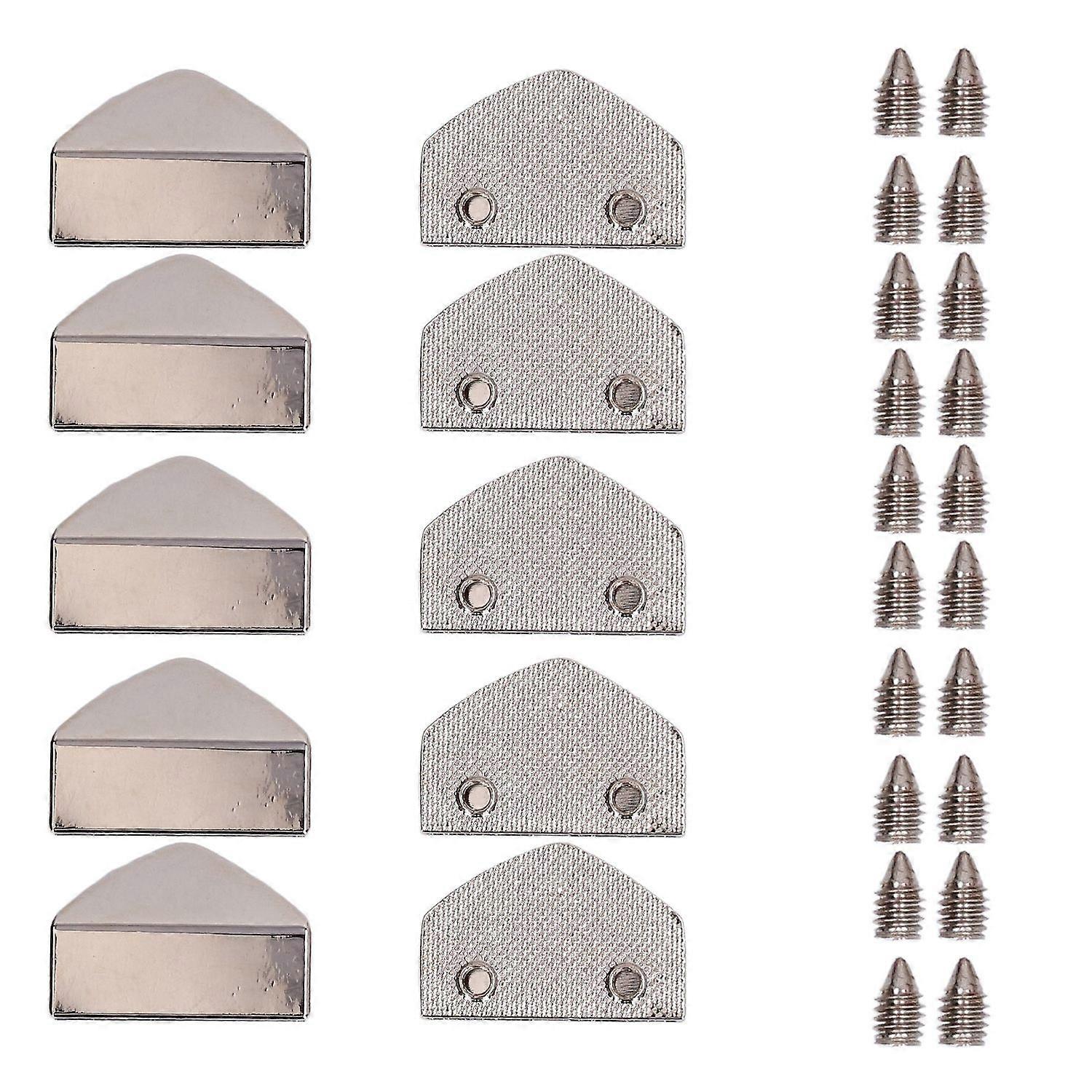 10sets Zipper Stopper Glossy Appearance Convenient Practical Attractive Decorative Bag Accessories f