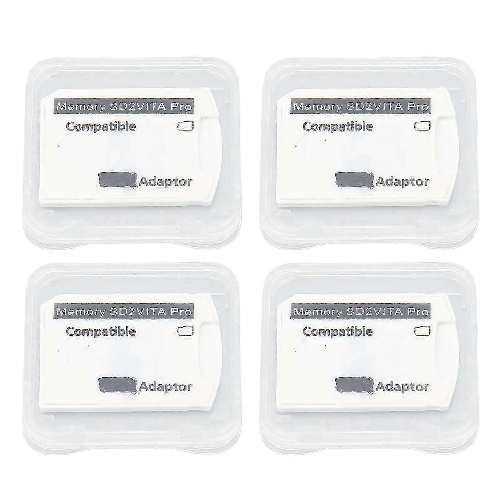 4Pcs for PSV Memory Card Adapter Micro Storage Card Adapter for PS Vita 1000 2000 for PS TV