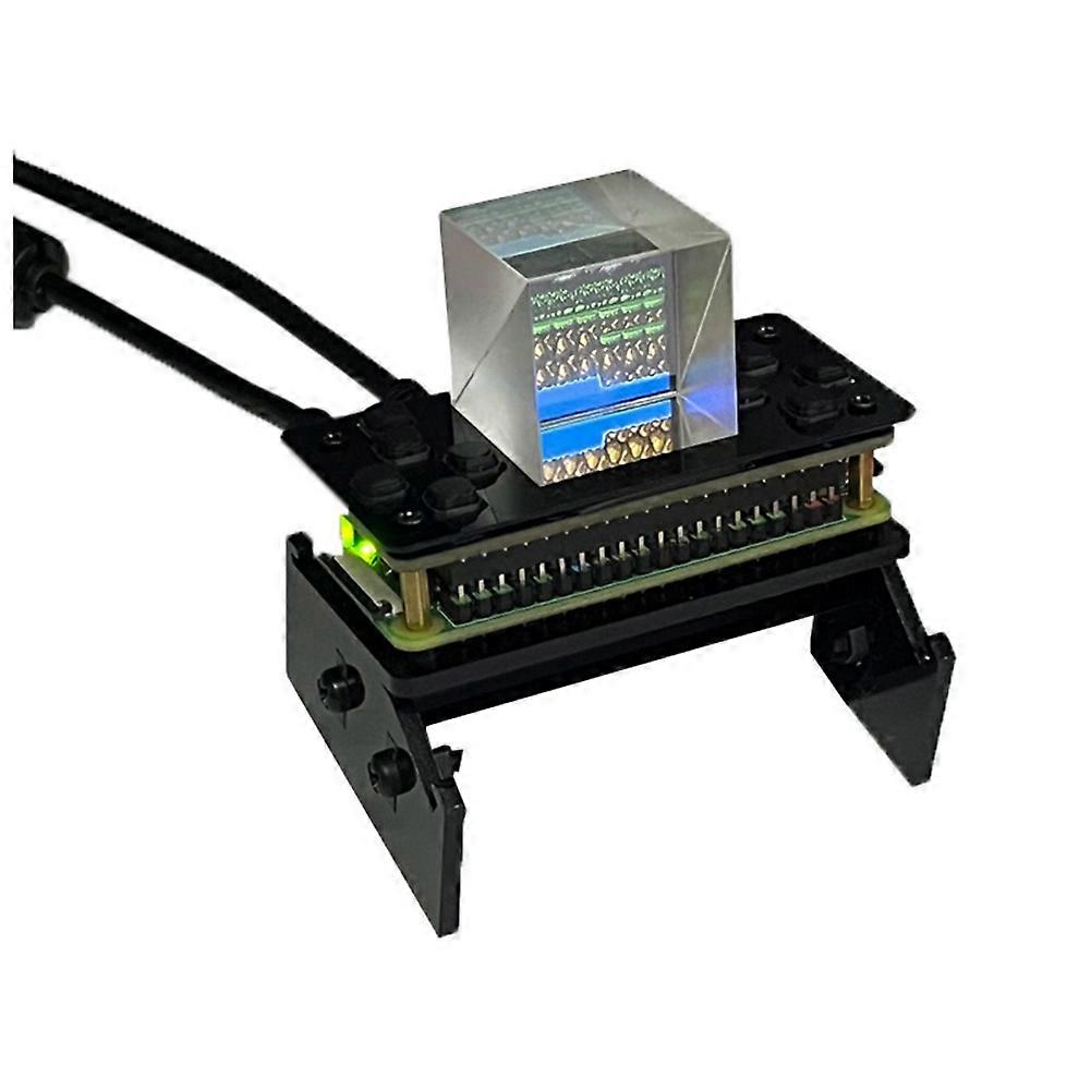 LCD 3D Display Kit Transparent Holographic Projector Screen Refractive Prism Game Mini TV for Raspberry Pi Zero