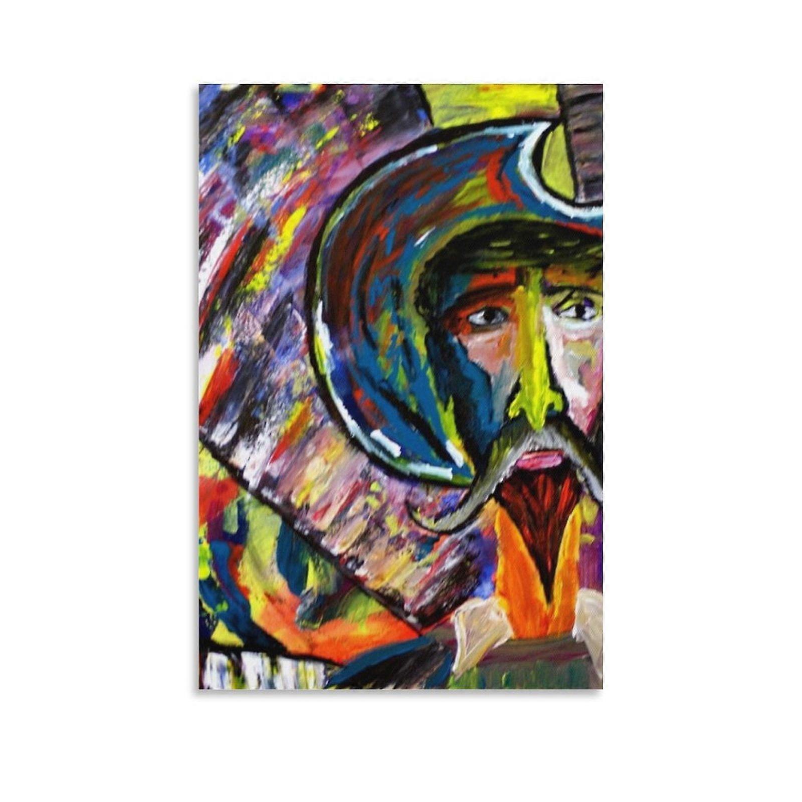 Don Quijote de Picasso -maalausjuliste (49) Canvas-juliste Seinätaide Kuvat Ripustettavat valokuvat Lahjakoristeet Kotijulisteet Taideteokset 12 x 18 tuumaa (30 x 45 cm)