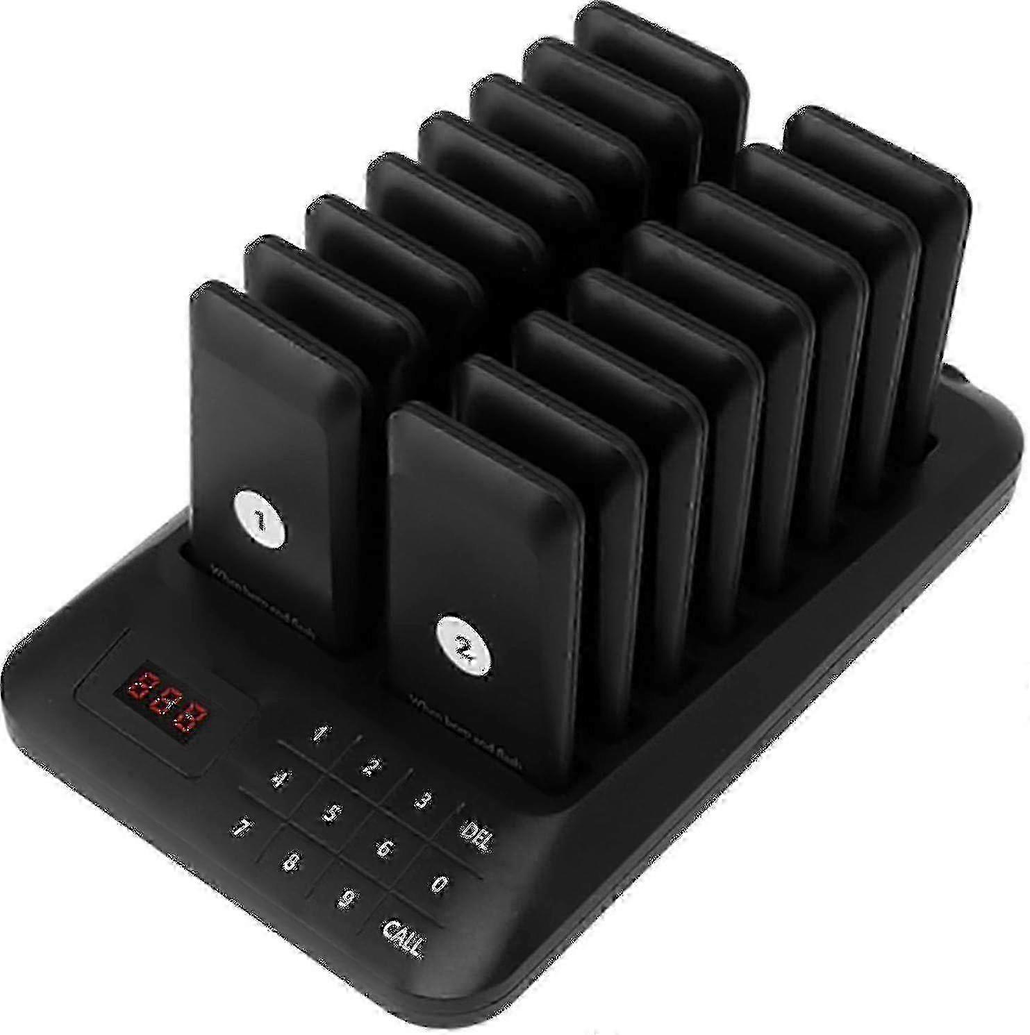 2024 16 Restaurant Pager System Buzzers Calling Customer Service Touch Screen Restaurant Waiting Buzzers - MXBC