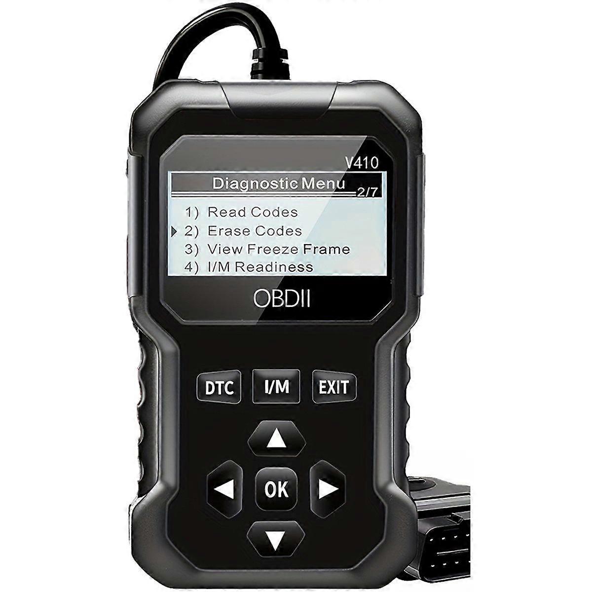 Car Obd2 Scanner Diagnostic Tool Code Reader Can Diagnose All Obd Ii Protocol Cars Since 1996 Scan Tool Black