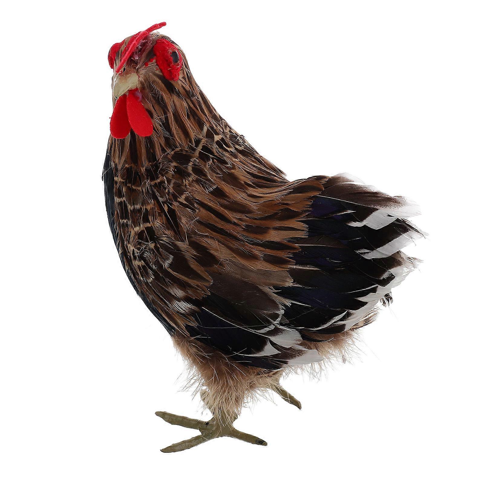 Artificial Chicken Sculptures for Outdoor Decor with Foam Material