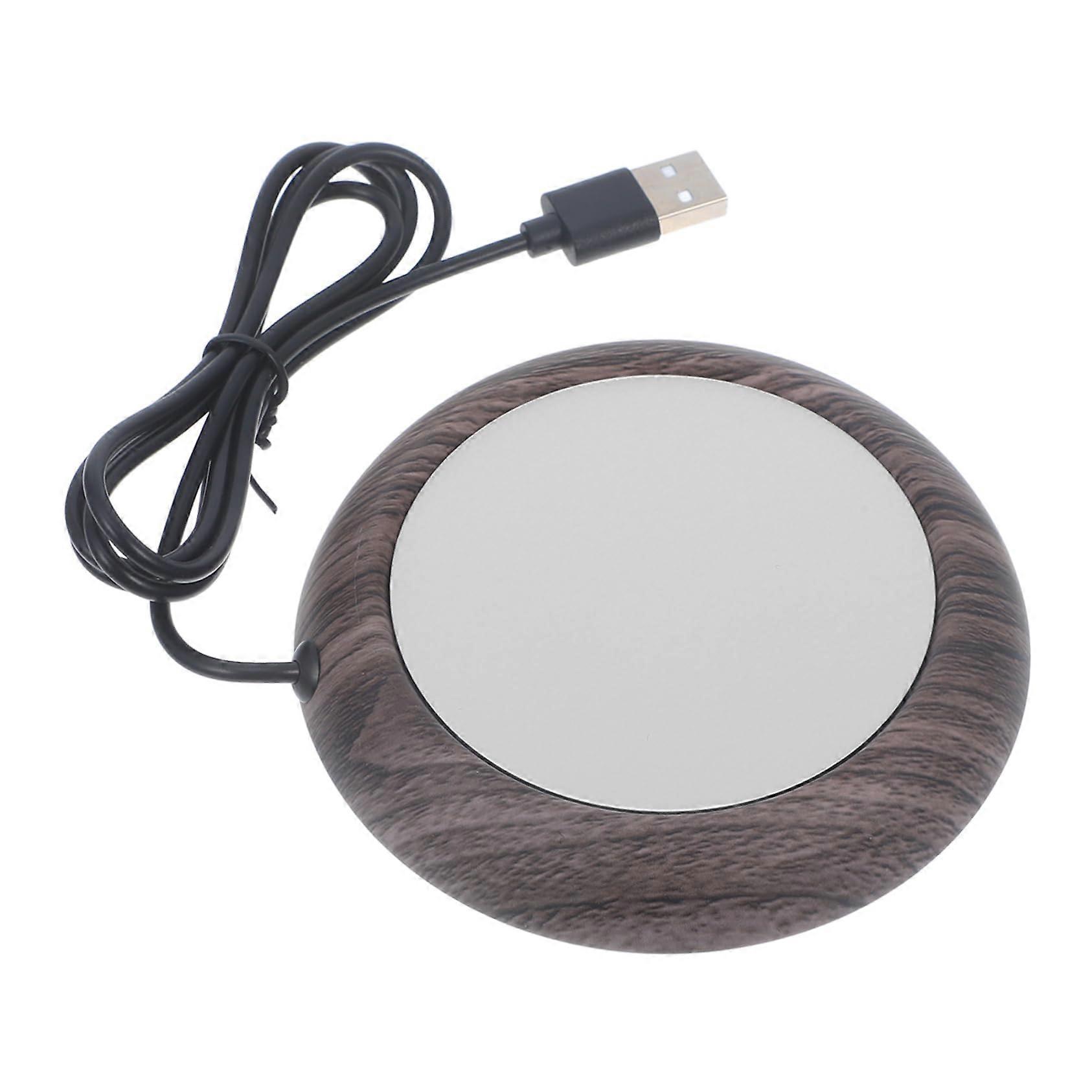 USB Mug Warmer with Fast Even Heating for Coffee Tea and Beverages, Home and Office Desk Use