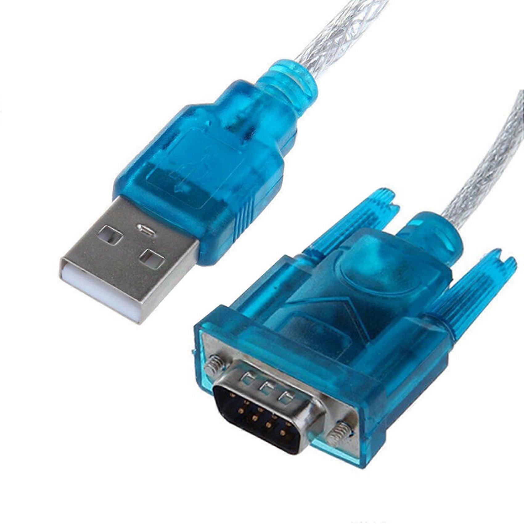 2X DB9 Computer Data Cable DB9 9 Pin VGA Female Cable USB to R232 Interface Data Cable