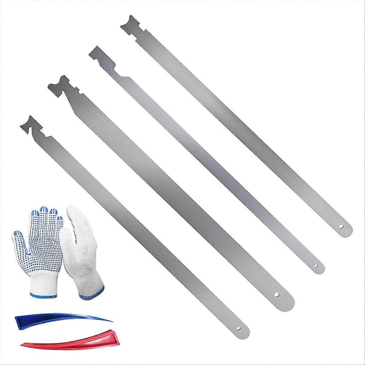 4Pcs Universal Easy JimKit,Equipped with 2 wedges and gloves
