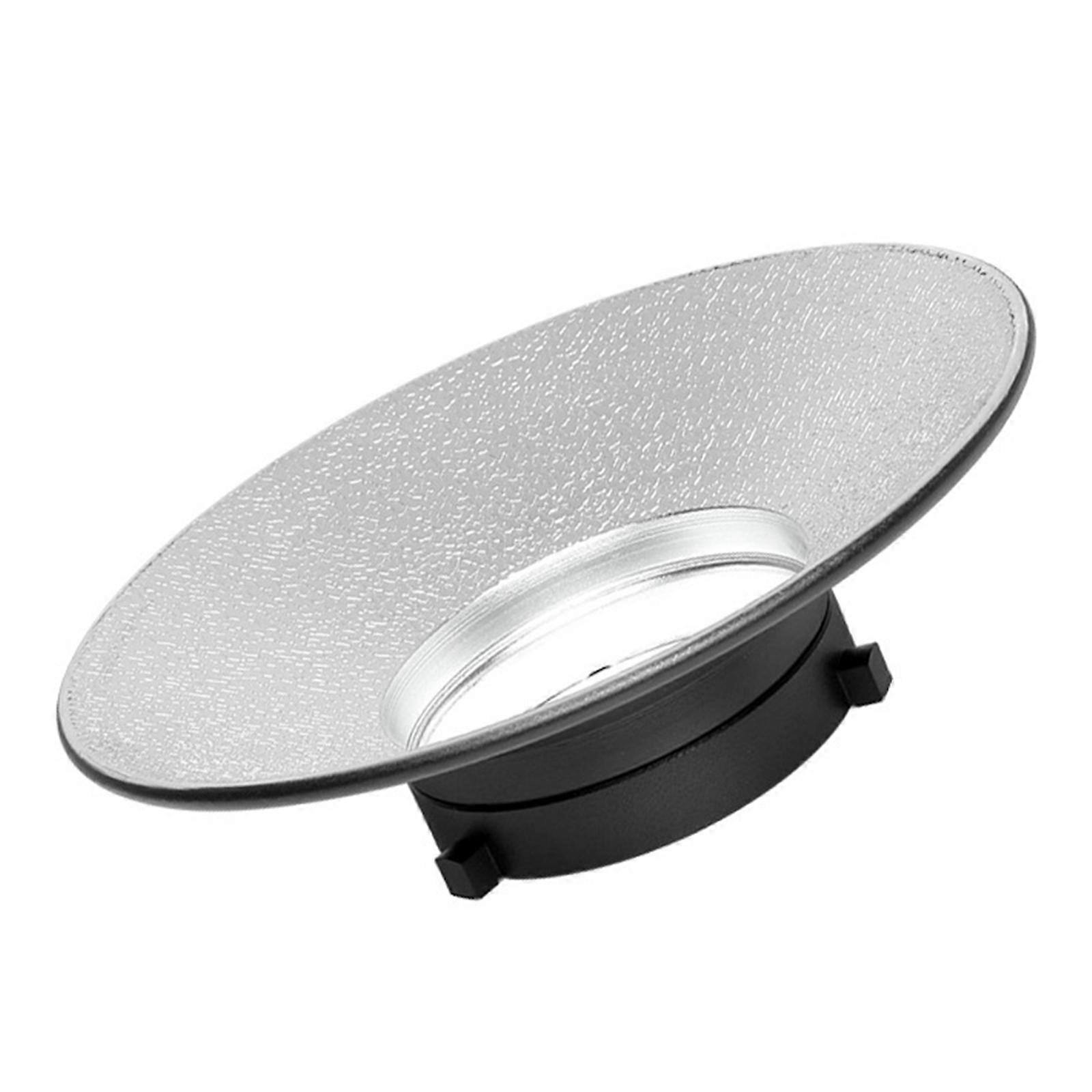 Universal Bowens Mount Reflector 120Degree Angle Diffuser Dish Enhances Photography Lighting Uniform Light Distribution Multicolor