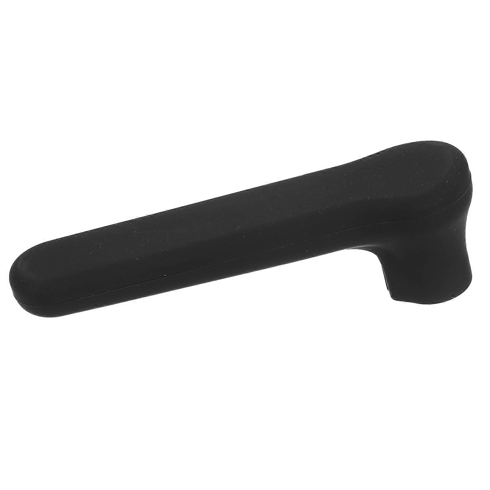 Silicone Door Handle Cover AntiCollision and AntiStatic Protector for Lever Handles Black