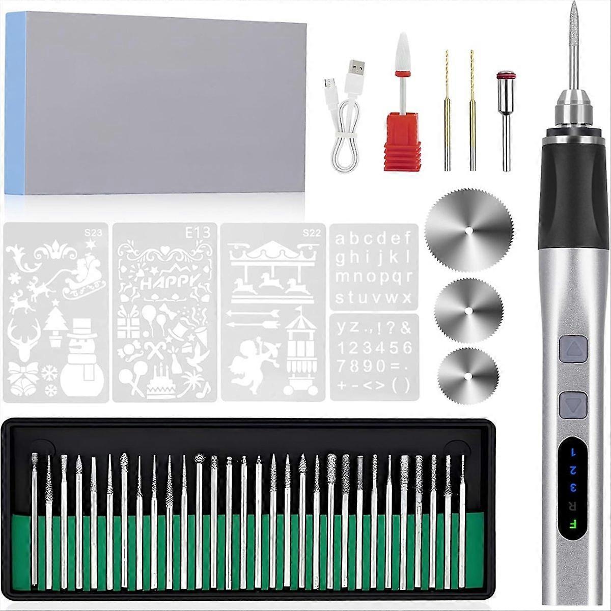 USB Rechargeable Engraving Pen for DIY Projects A