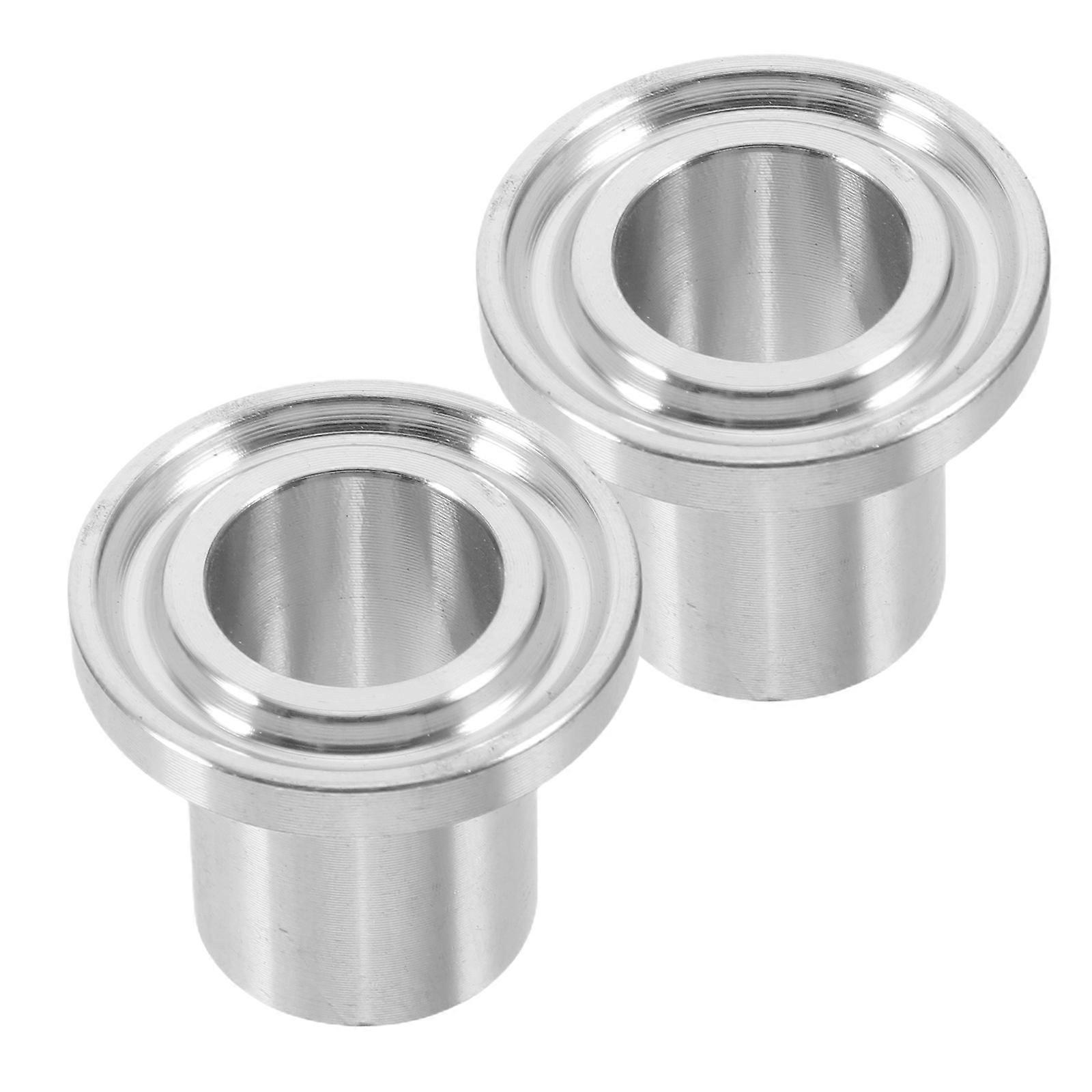 Stainless Steel Quick Connector Quick Connector for Pipe 2Pcs Silver Hose Adapter