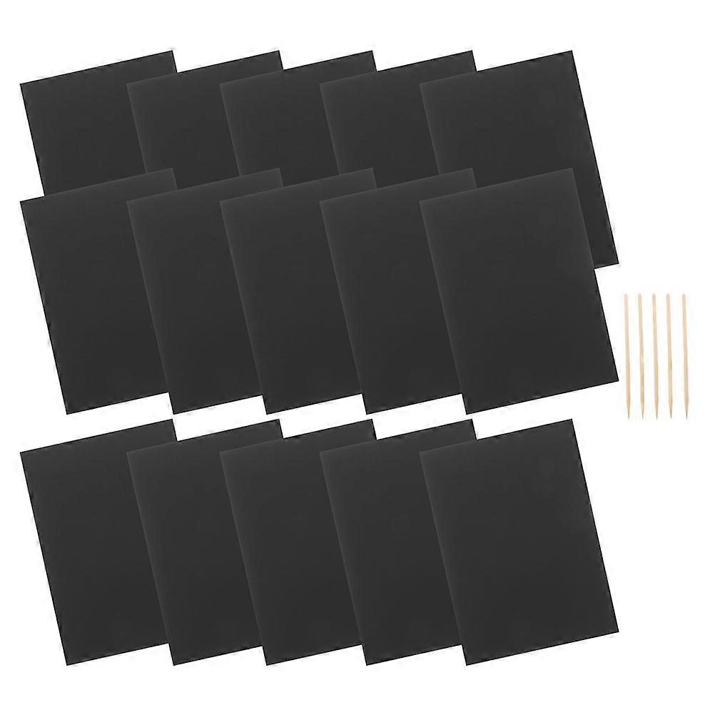 Scratch Drawing Paper Paint Paper for Kids Fun Creative Craft 1Set