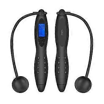 Wireless Jump Rope with Counter Black