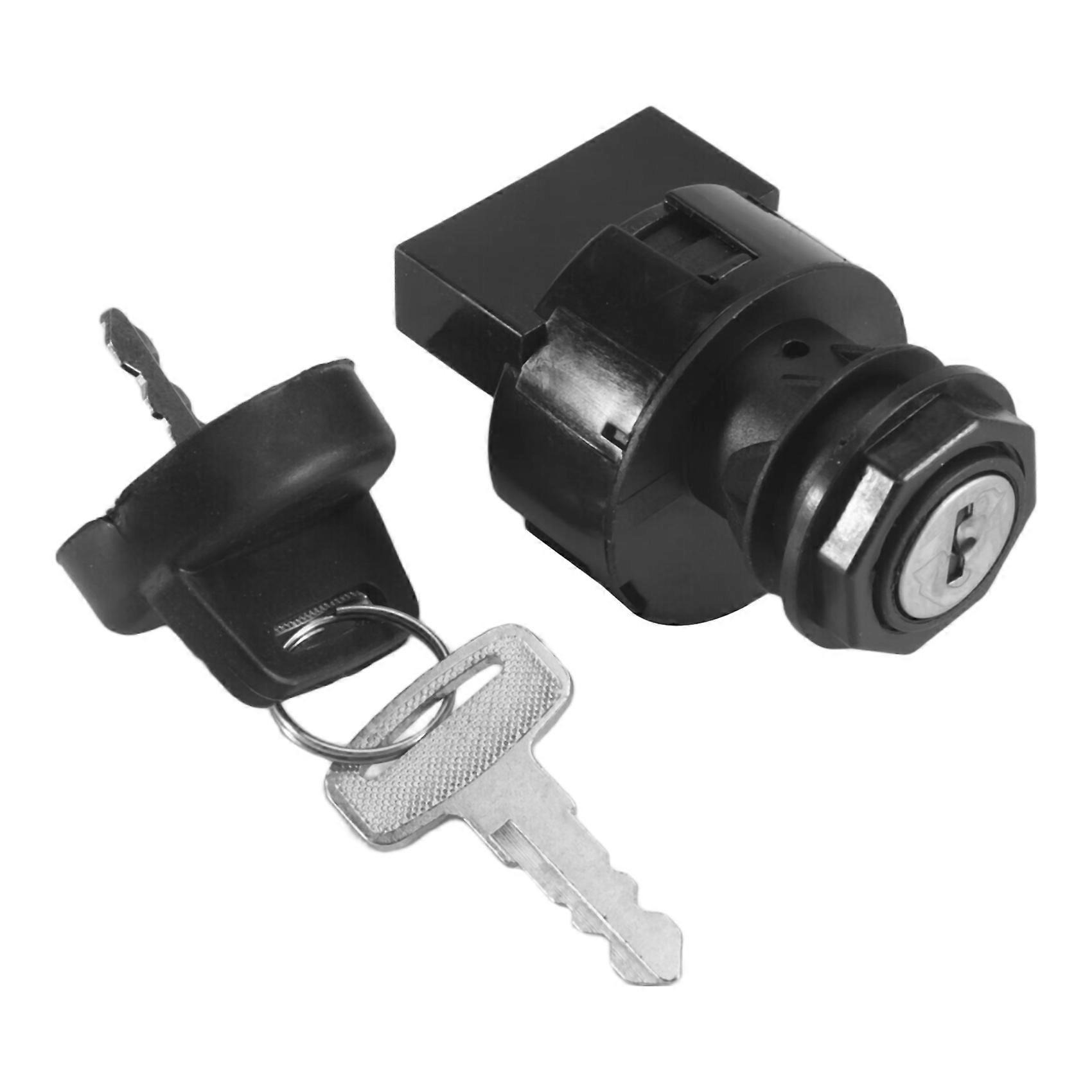 4012165 Ignition Switch Lock Keys Set Fit for Polaris RZR 570 800 900 1000 Off/Run/Light On/Start 6 PIN 4 Position