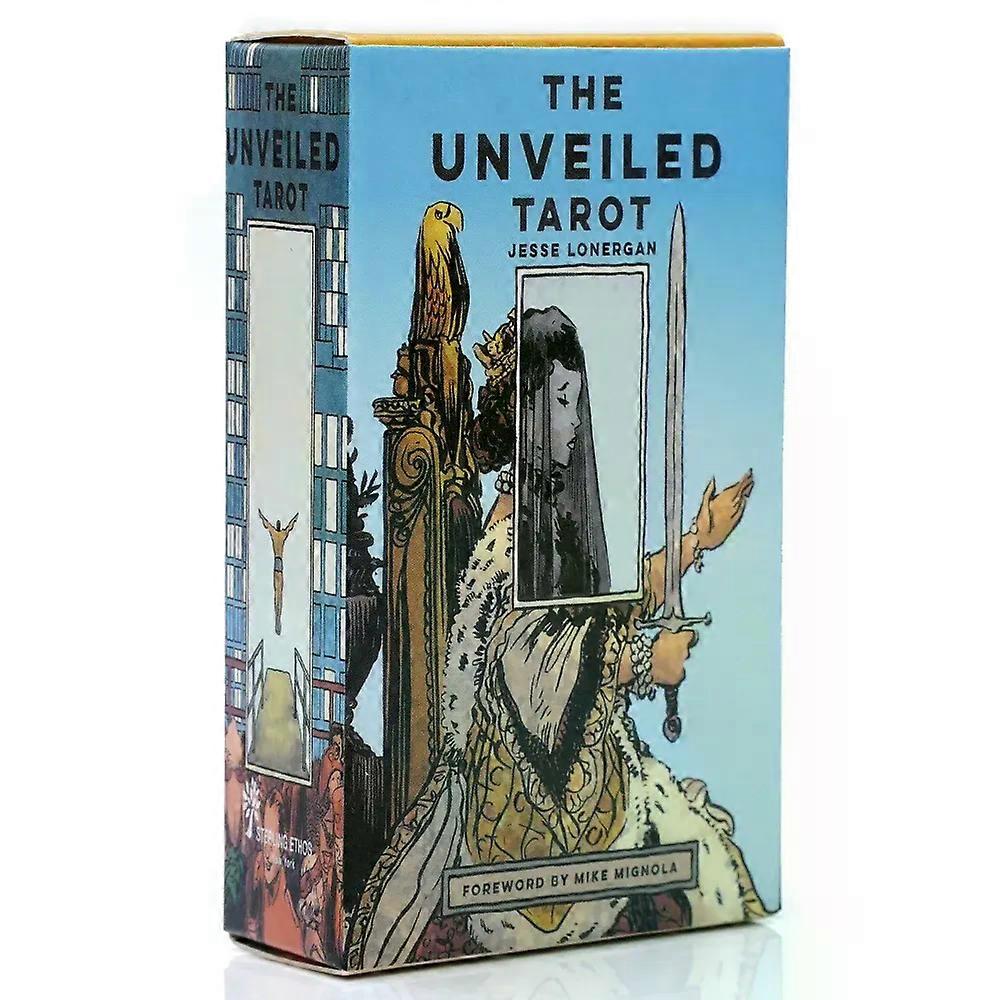 The Unveiled Tarot Deck by Jesse Lonergan Illustrated Card Set with Foreword by Mike Mignola Unique Art Design for Tarot Enthusi