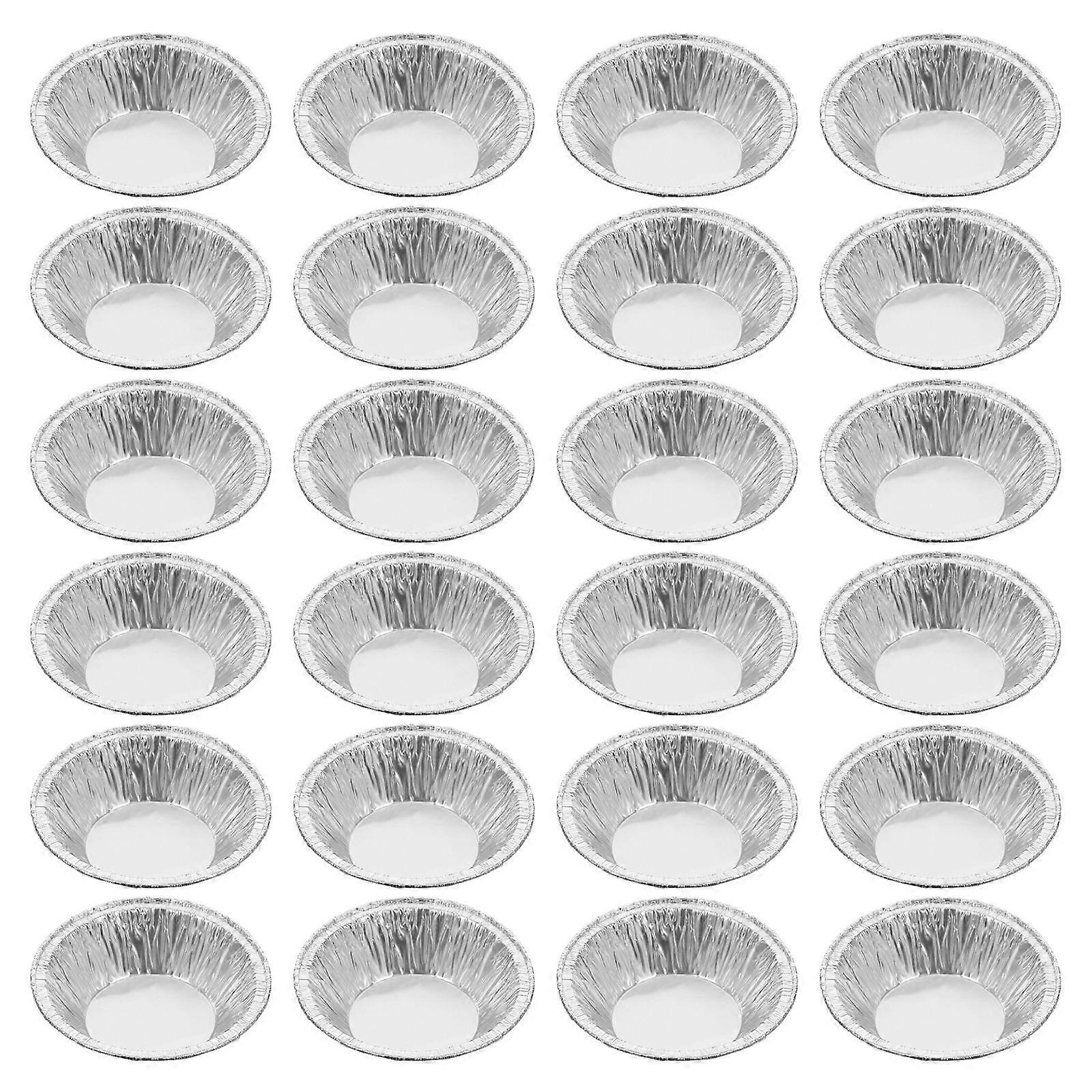 Silver Foil Pie Trays Egg Tart Cups for Baking 400Pcs Set